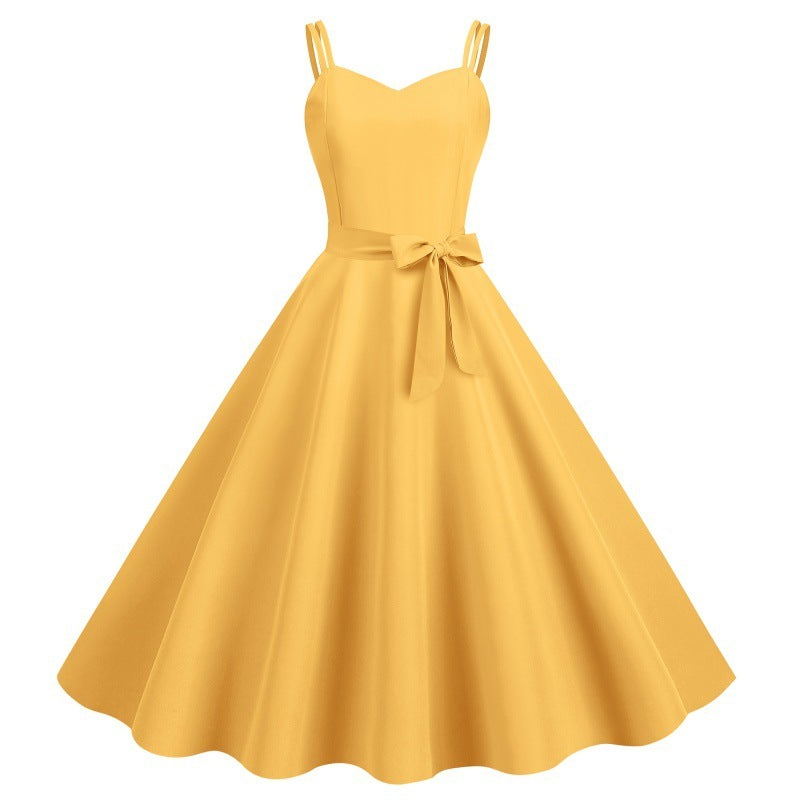 Summer Hot Sale Retro Big Swing Dress