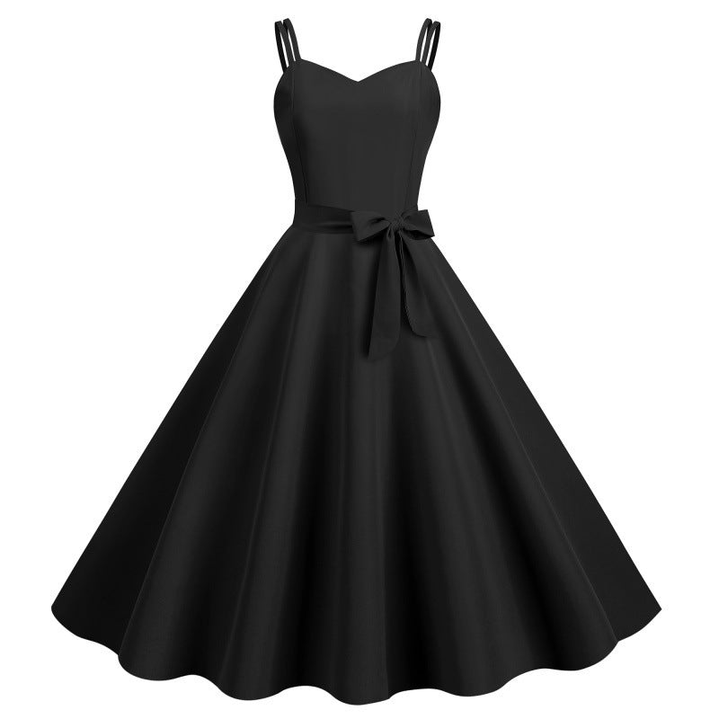 Summer Hot Sale Retro Big Swing Dress