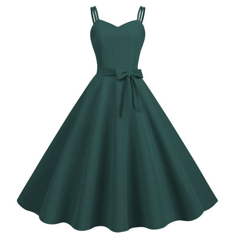 Summer Hot Sale Retro Big Swing Dress